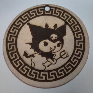 Hello kitty kuromi leather patch